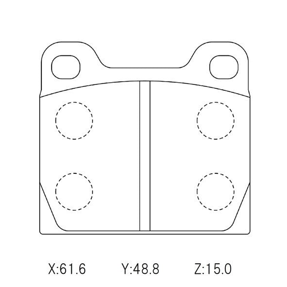 CIRCO Brake Pads Porsche 911 Carrera 1965