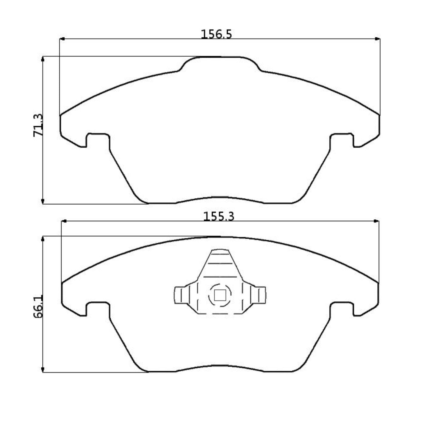 CIRCO M119 Race Brake Pads Volkswagen Golf IV, V, VI GTI / Audi TT