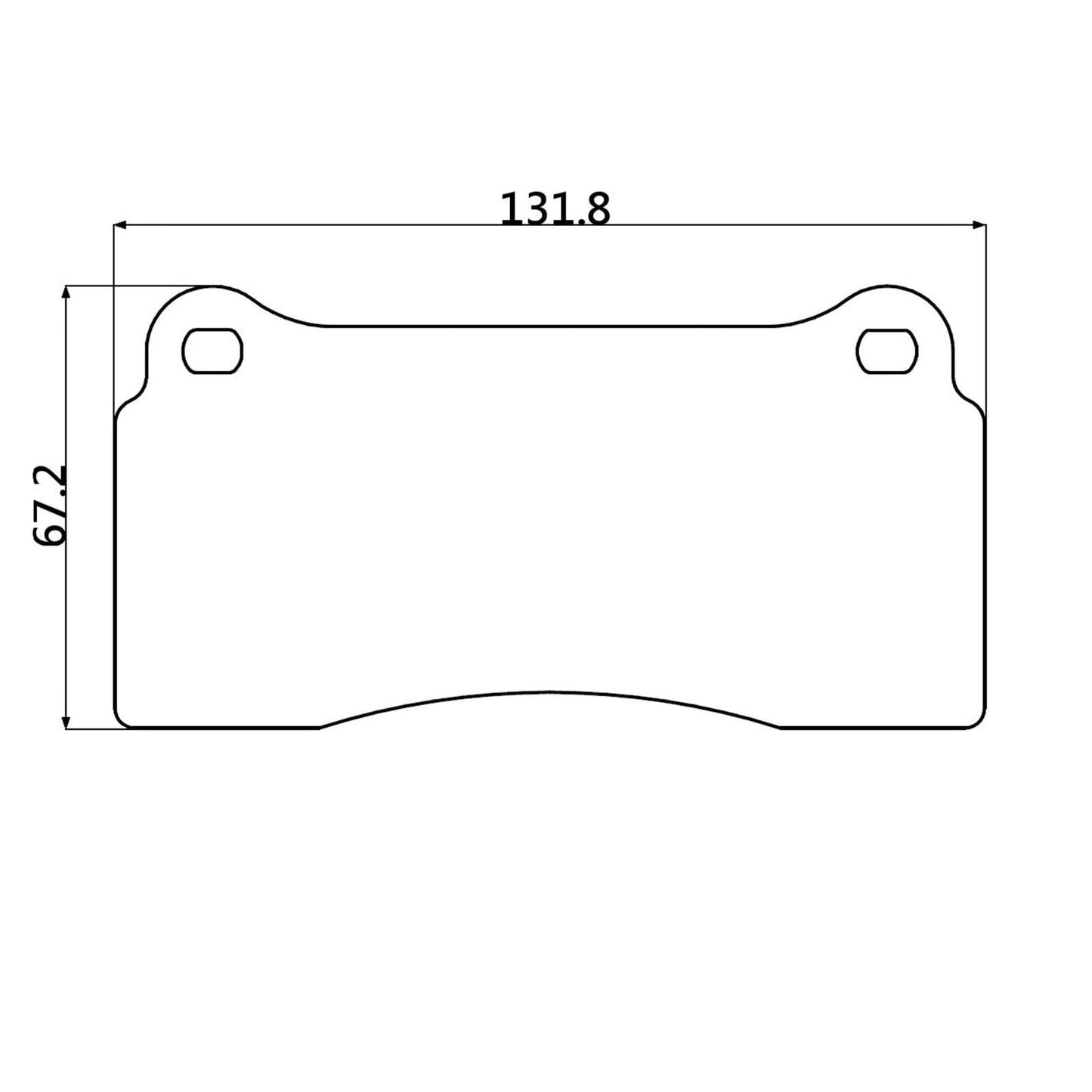 CIRCO M119 Race Brake Pads Ford FPV Falcon 4pot Brembo