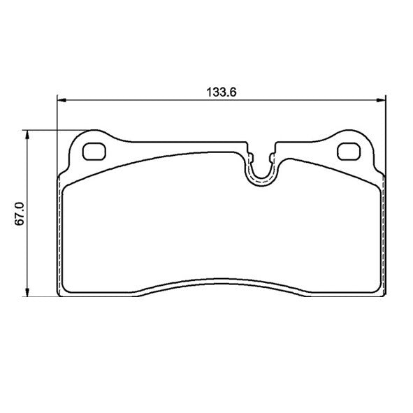 CIRCO Race Brake Pads BMW M2 Competition / Audi R8 (with sensor slot)