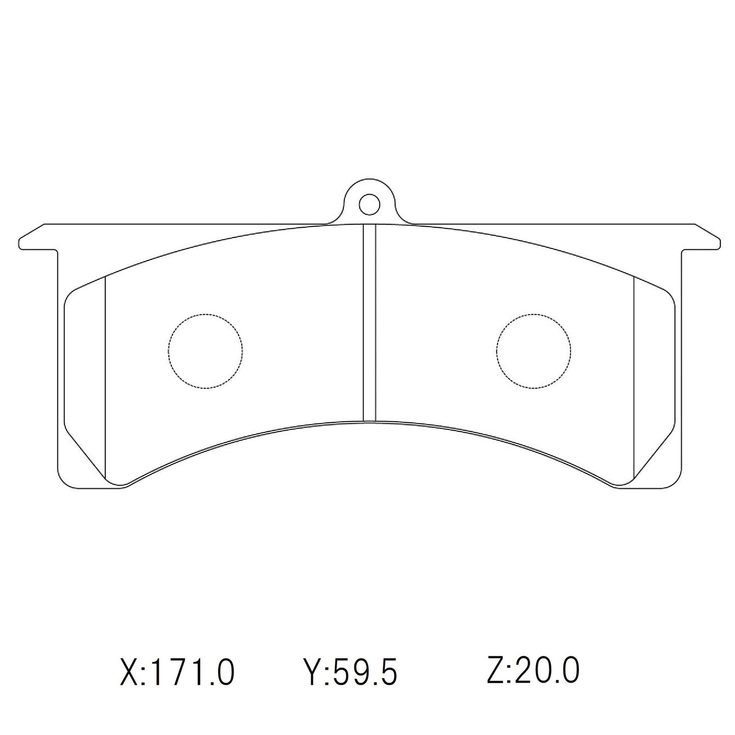 CIRCO Brake Pads Wilwood Grand National (Plate 7520)