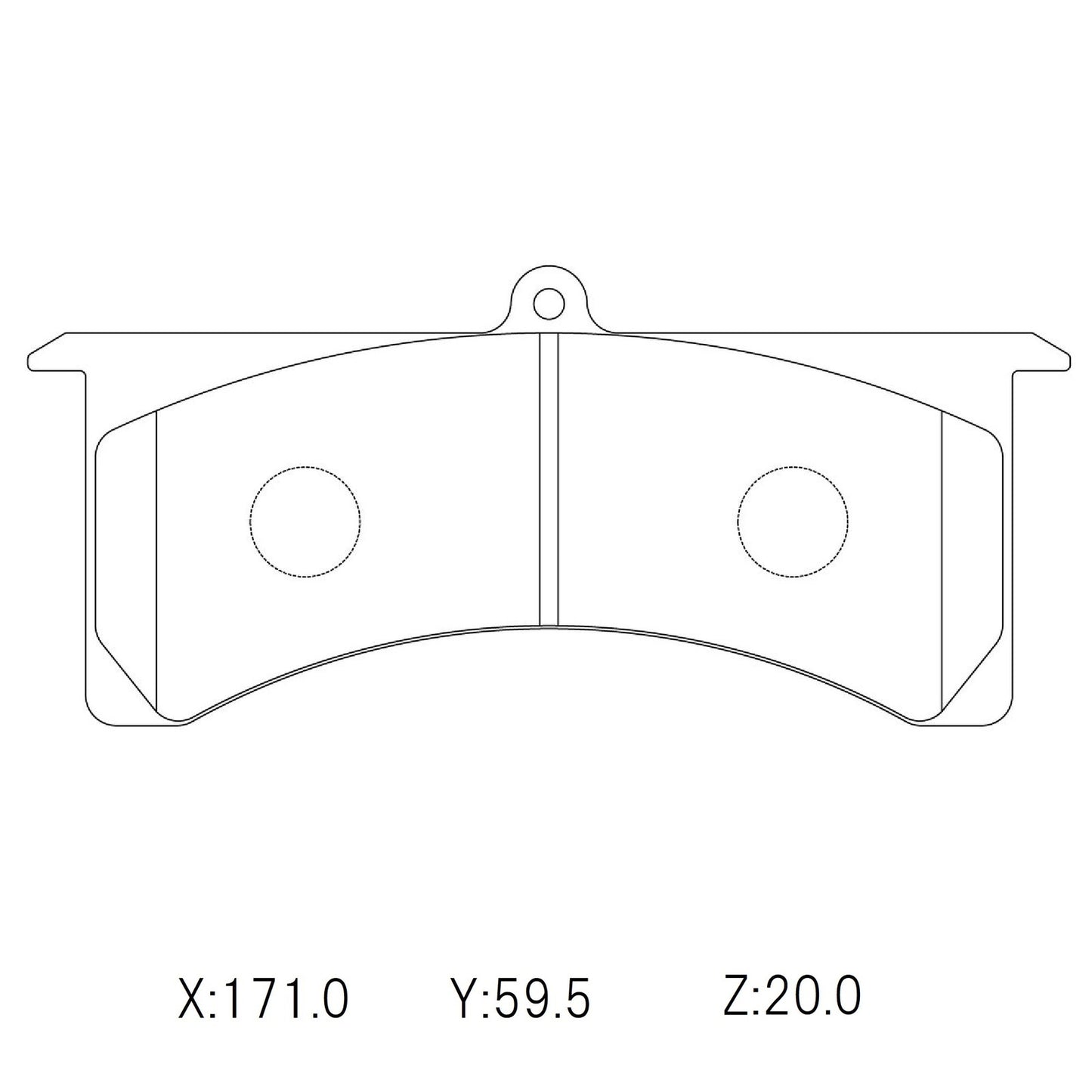 CIRCO Brake Pads Wilwood Grand National (Plate 7520)