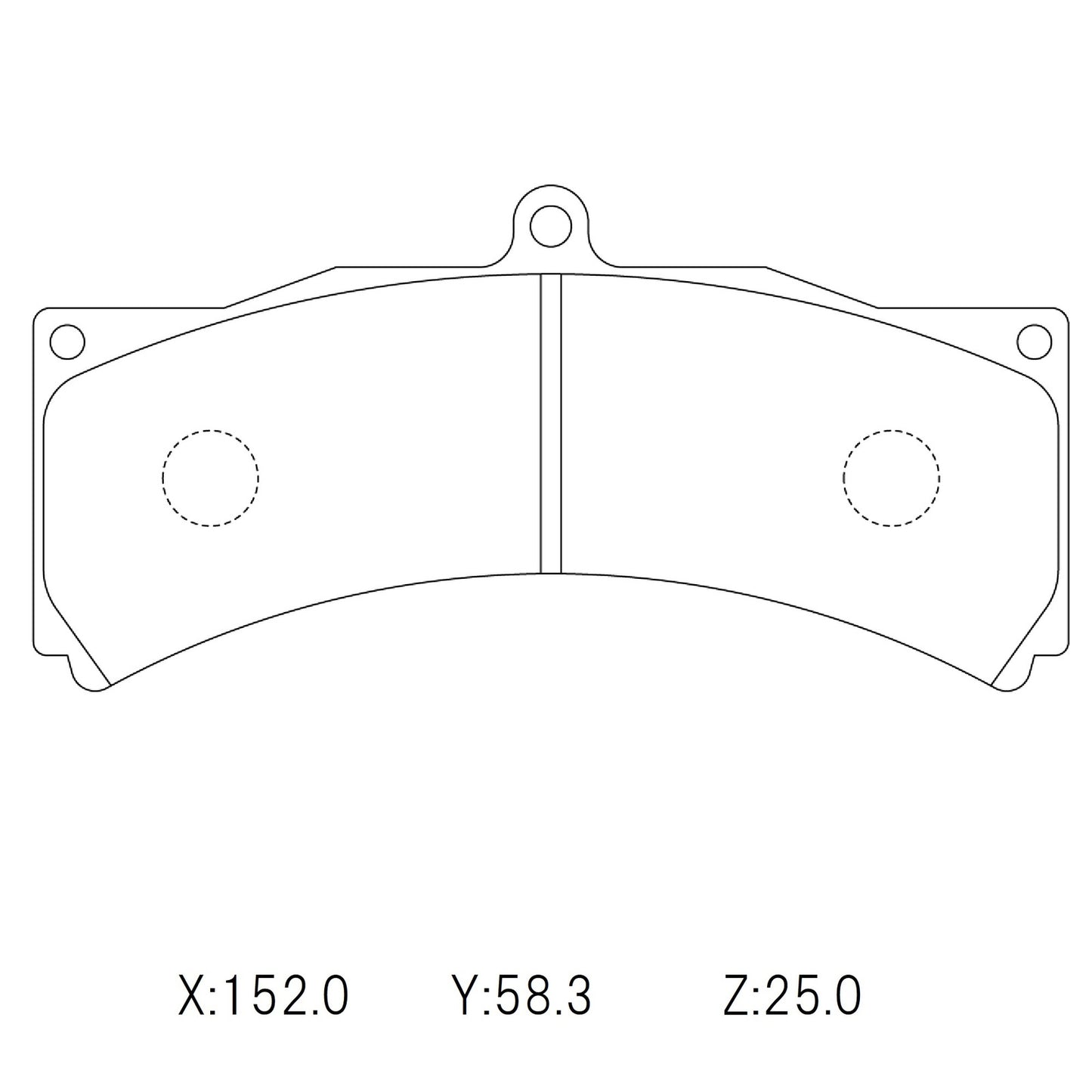 CIRCO Race Brake Pads AP Racing 6 pot 46RD