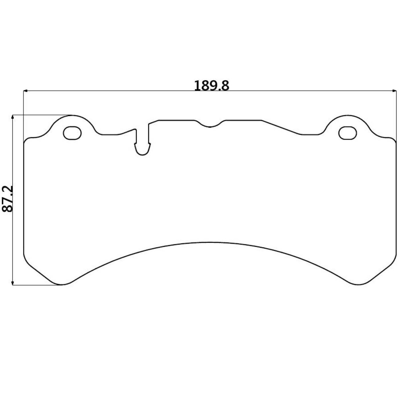 CIRCO Brake Pads Brembo 6 pot GT Performance caliper RD57