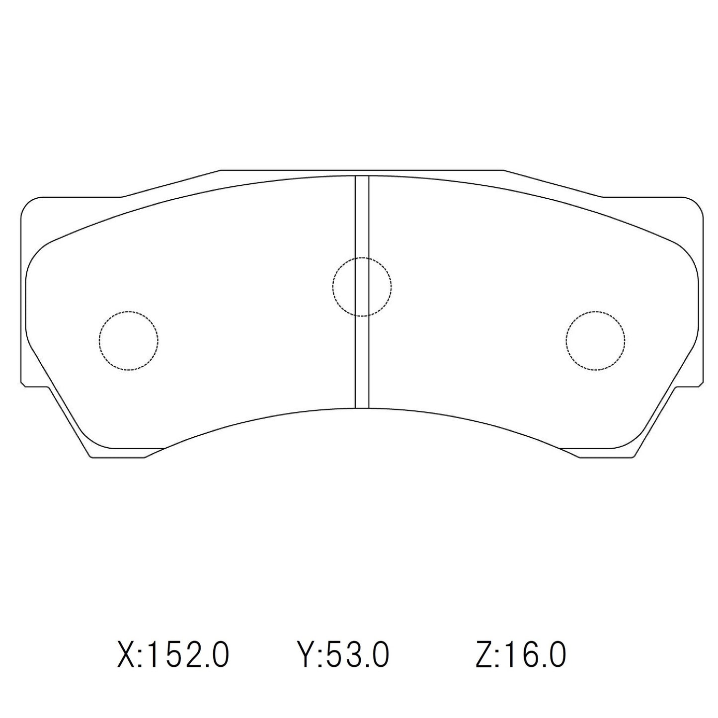 CIRCO Brake Pads Alcon CAR98 (Mono4)