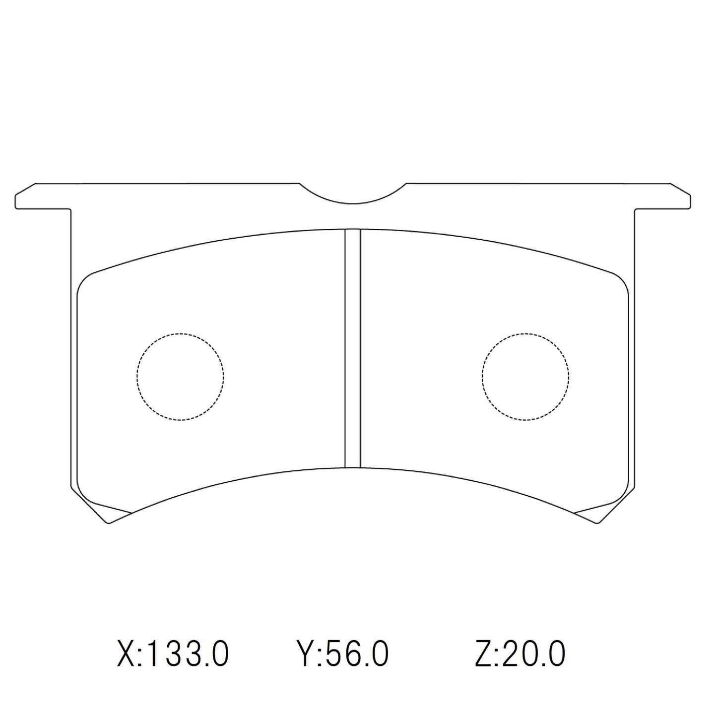 CIRCO Brake Pads AP 4 piston CP8350