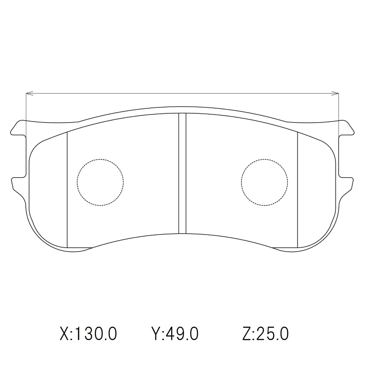 CIRCO Brake Pads PFC 7823 plate 4 piston