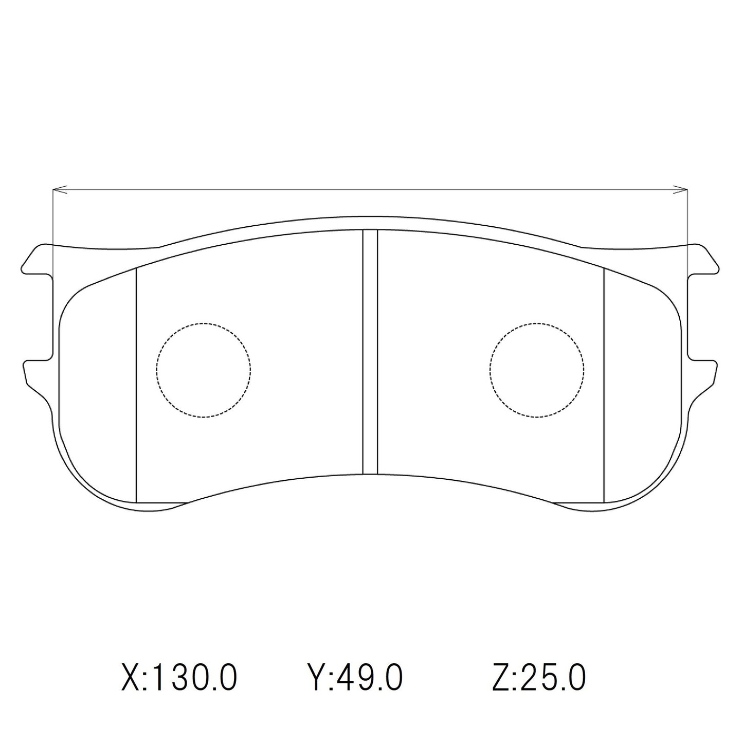 CIRCO  Brake Pads PFC 7823 plate 4 piston