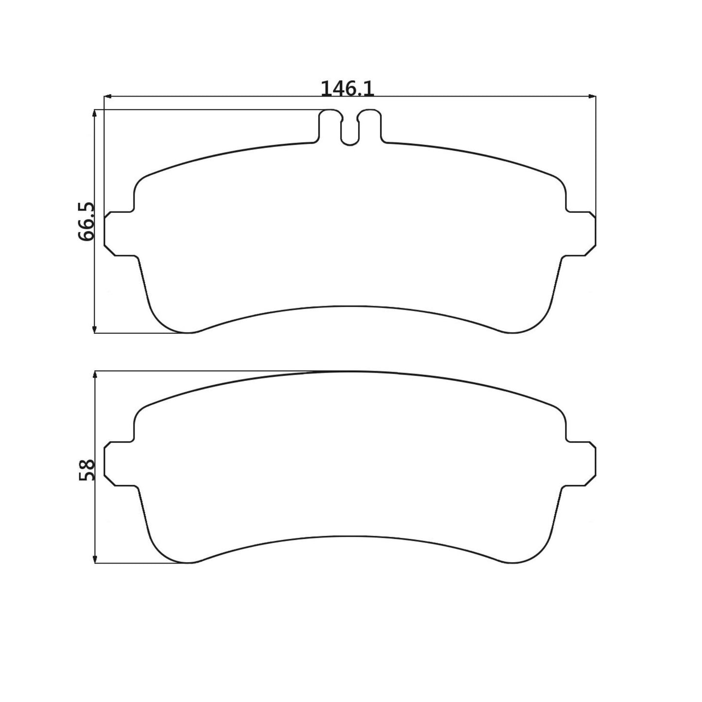 CIRCO Brake Pads Mercedes C63S W205