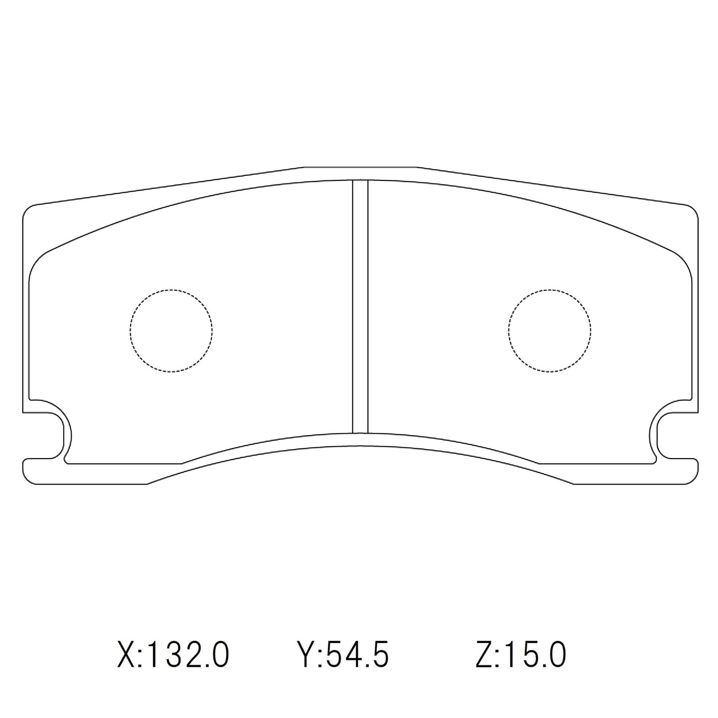 CIRCO Brake Pads Peugeot/Jaguar Alcon front pad