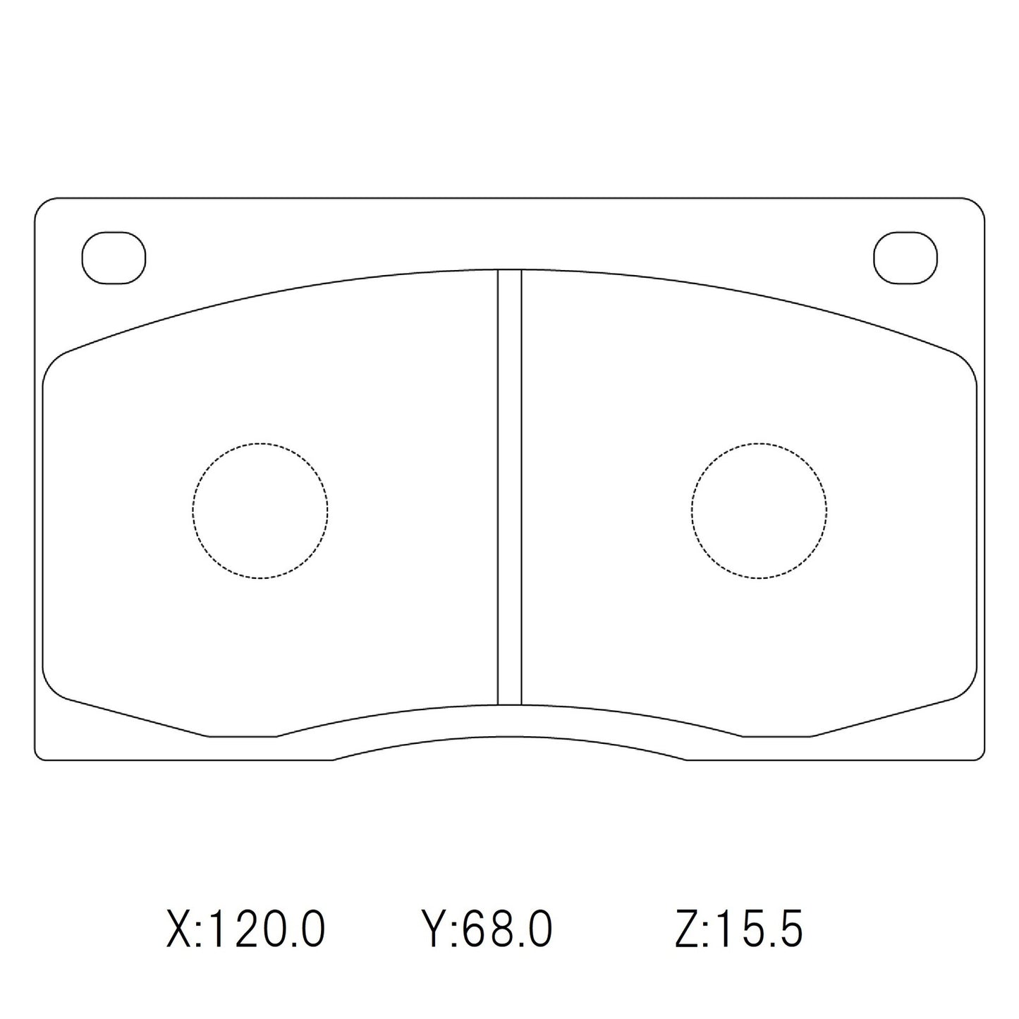 CIRCO Brake Pads Jaguar Historic 4 pot