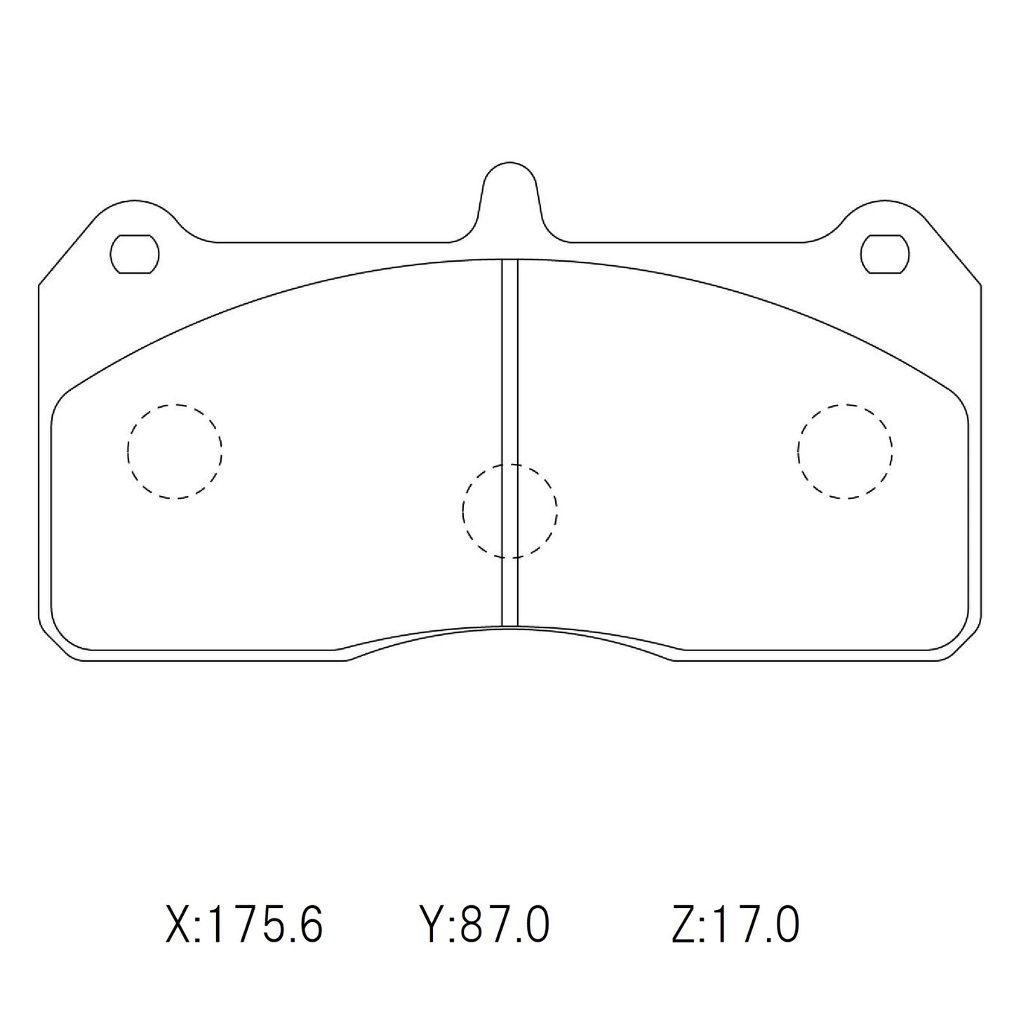 CIRCO Brake Pads Holden HSV VE GTS 6pot AP Front