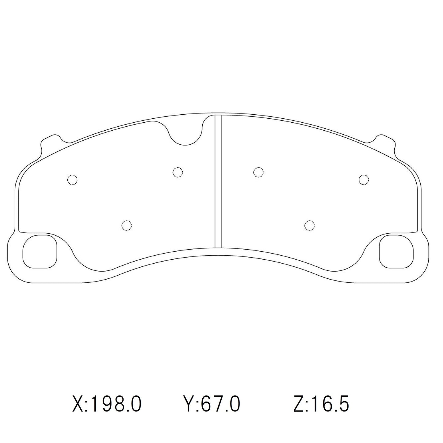CIRCO Brake Pads Porsche 911 Turbo (991) / GT3 3.8 (991) / Cayman (981)