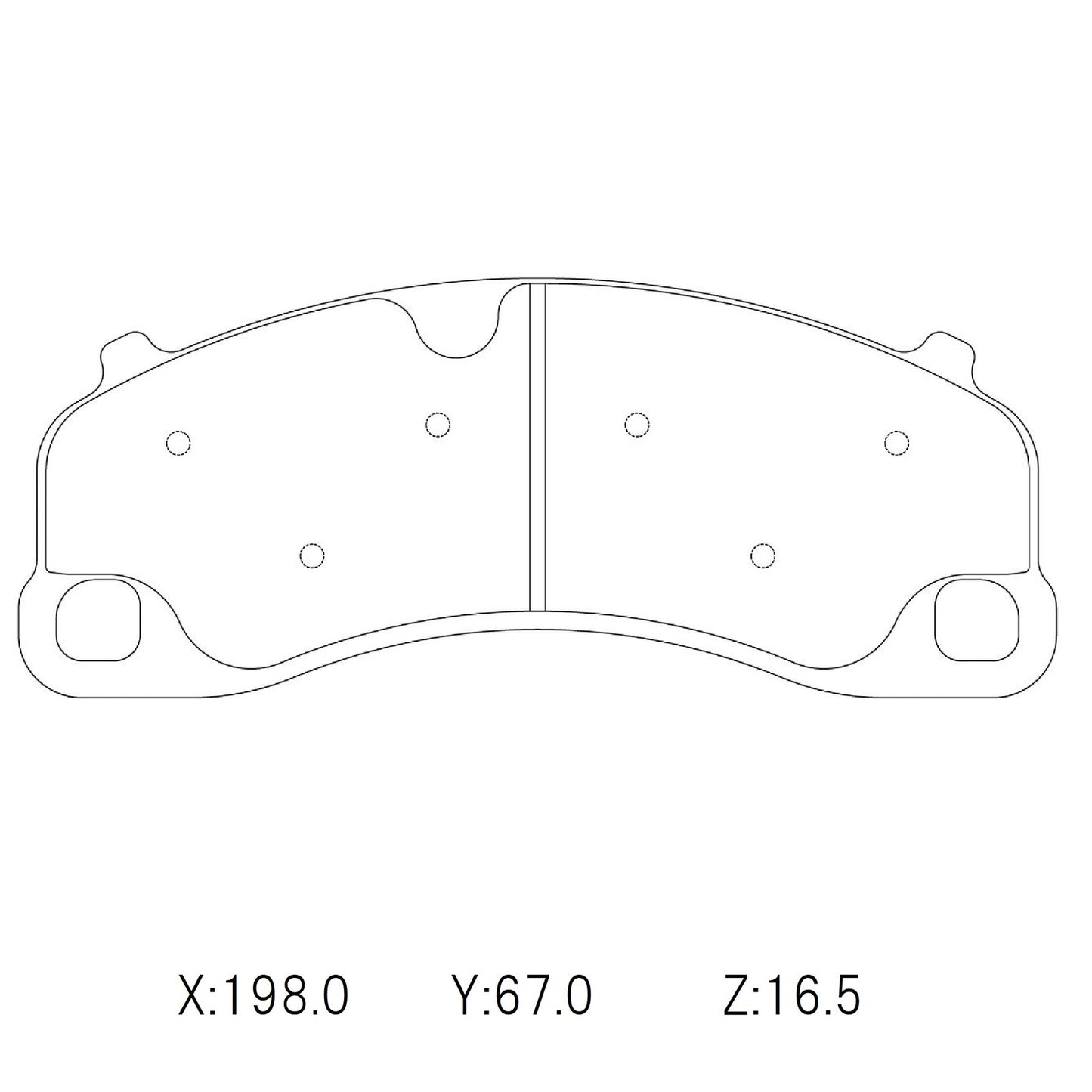 CIRCO Brake Pads Porsche 911 Turbo (991) / GT3 3.8 (991) / Cayman (981)