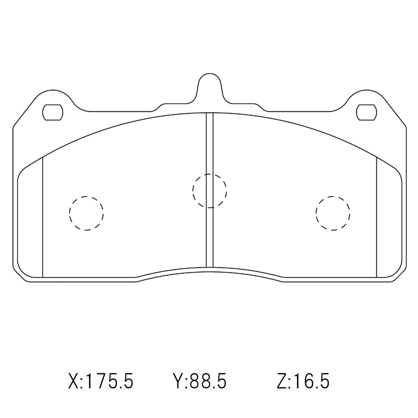 CIRCO Brake Pads AP / HSV VF GTS 6pot FRONT