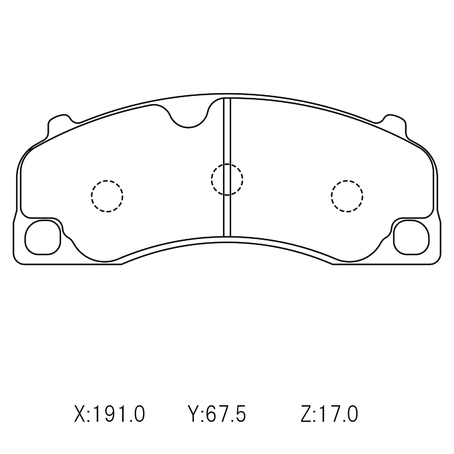 CIRCO Brake Pads Porsche 991.2 Carrera / GTS