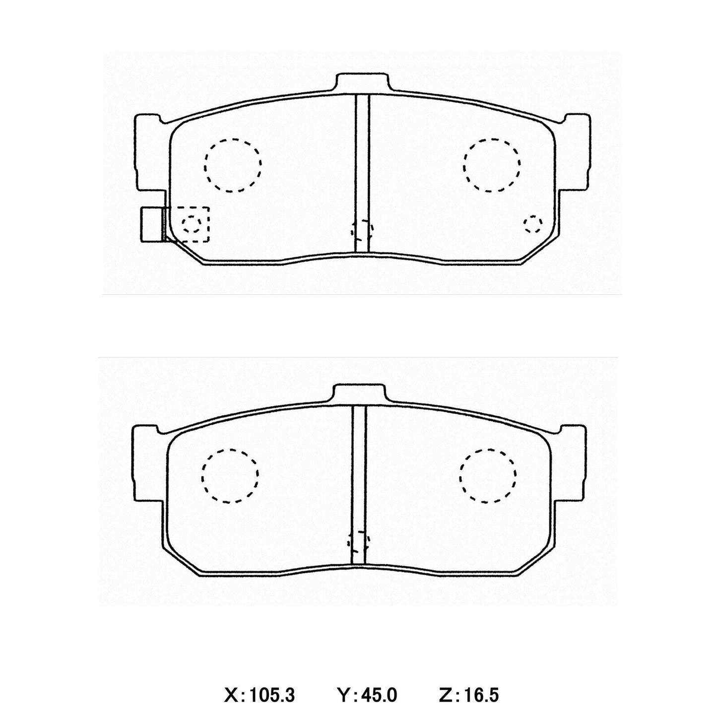 CIRCO Race Brake Pads Nissan Pulsar N15 REAR