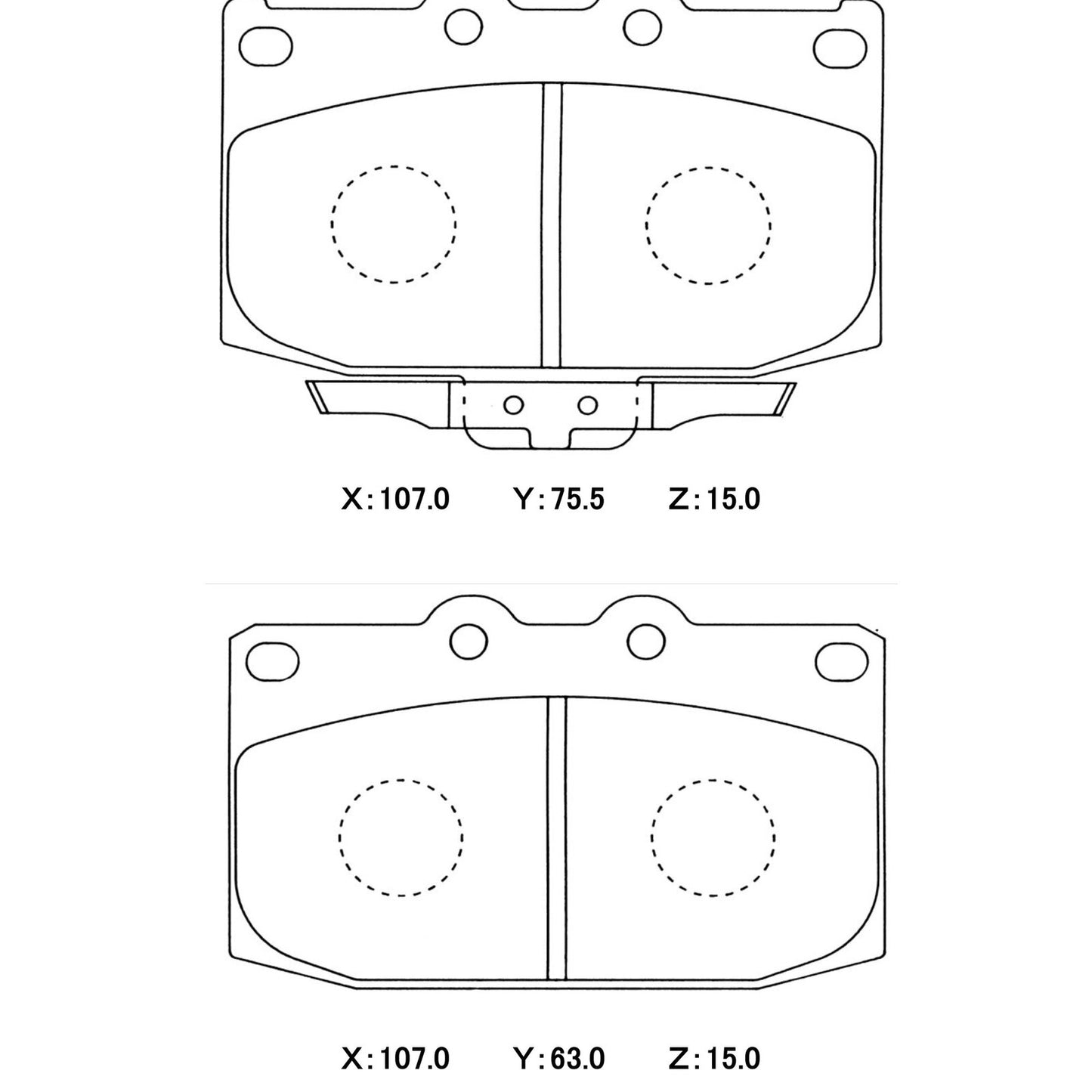 CIRCO Brake Pads Mazda RX7 FD
