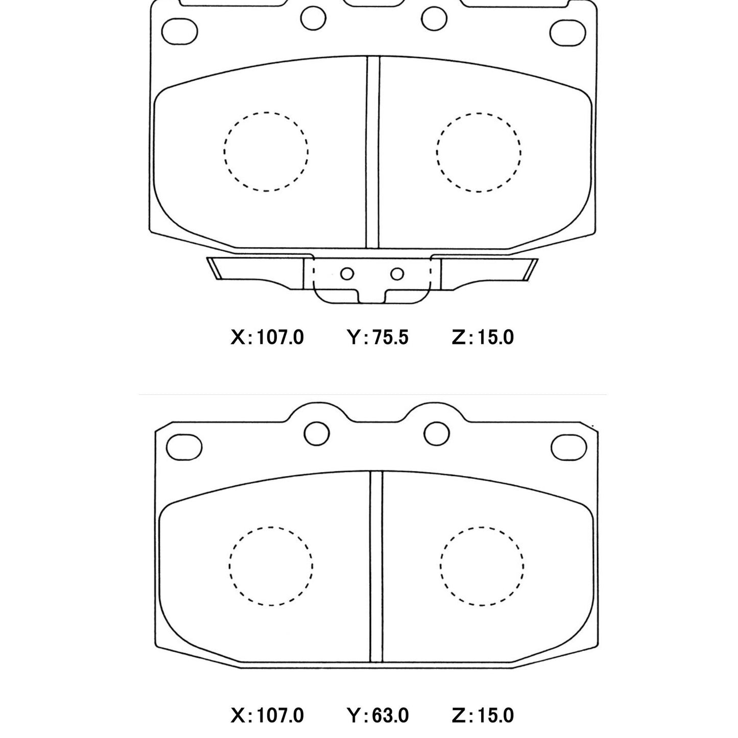 CIRCO Brake Pads Mazda RX7 FD