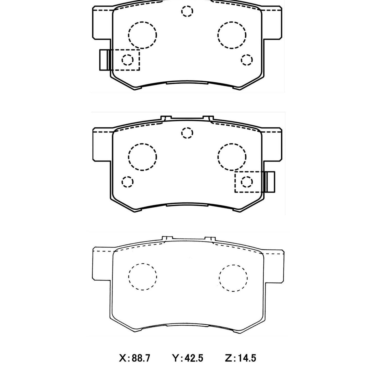 CIRCO Brake Pads Honda S2000 / Integra / Civic