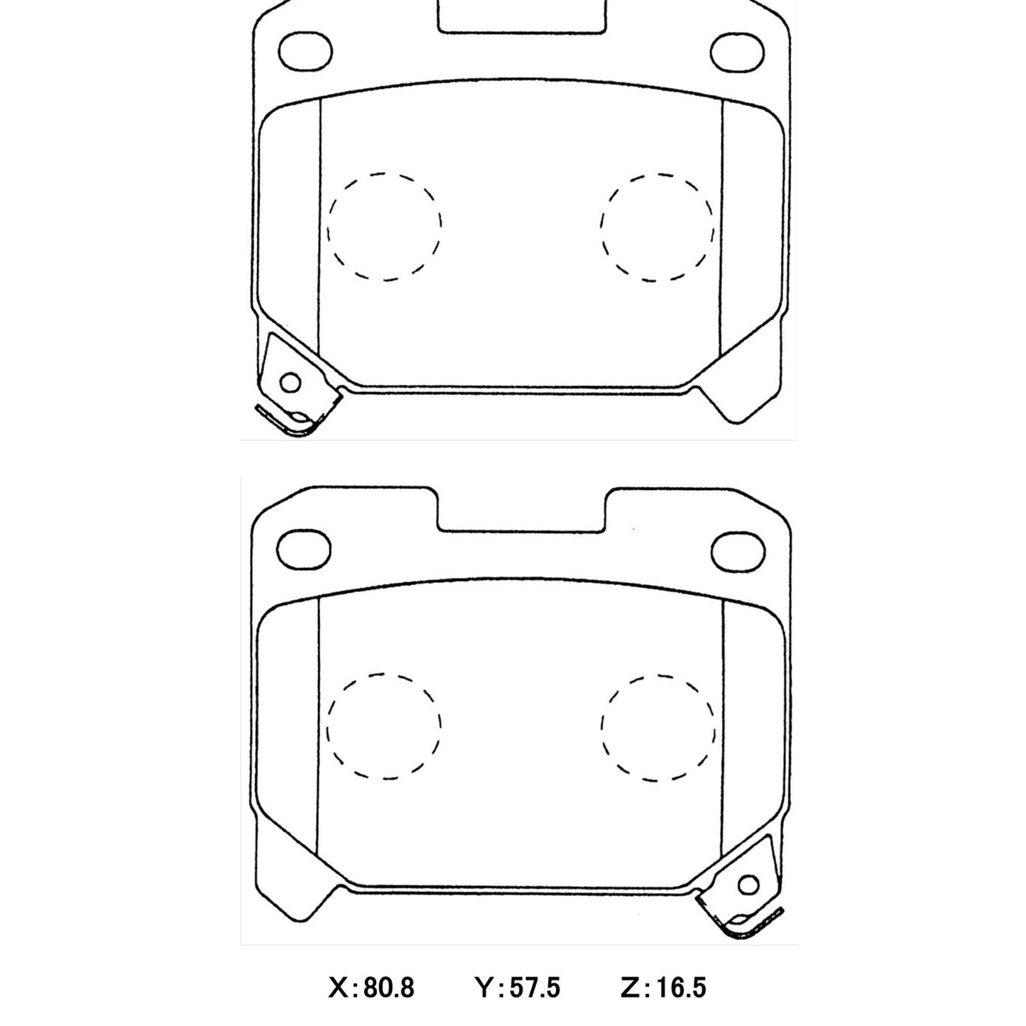 CIRCO Brake Pads Toyota Supra JZA80 (2 pot)