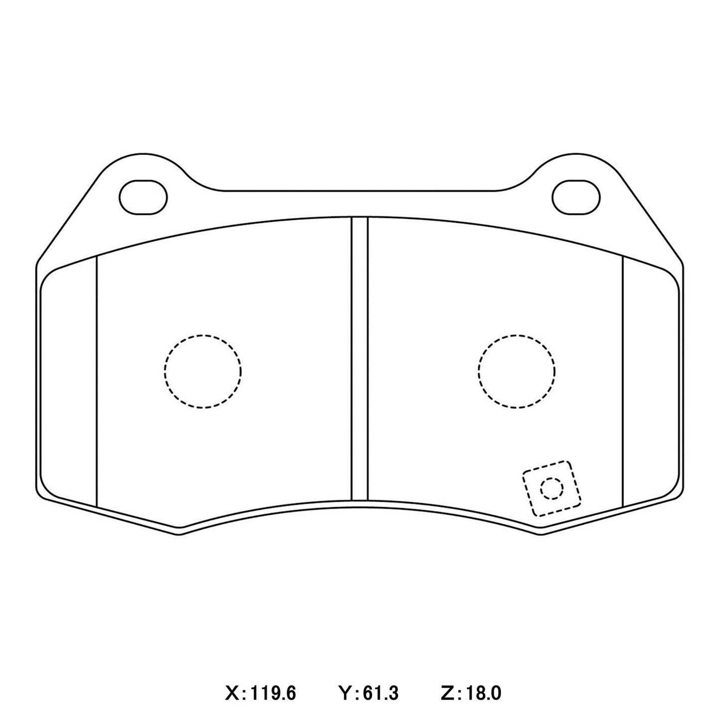 CIRCO Brake Pads Nissan GTR R33 / R34 Brembo