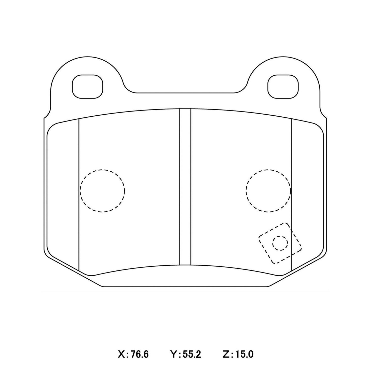 CIRCO Brake Pads Mitsubishi Evo / WRX Sti / Nissan GTR BREMBO