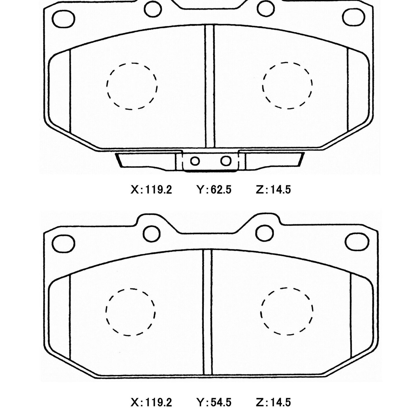 CIRCO Brake Pads Sumitomo 4pot / WRX / 200SX / Skyline