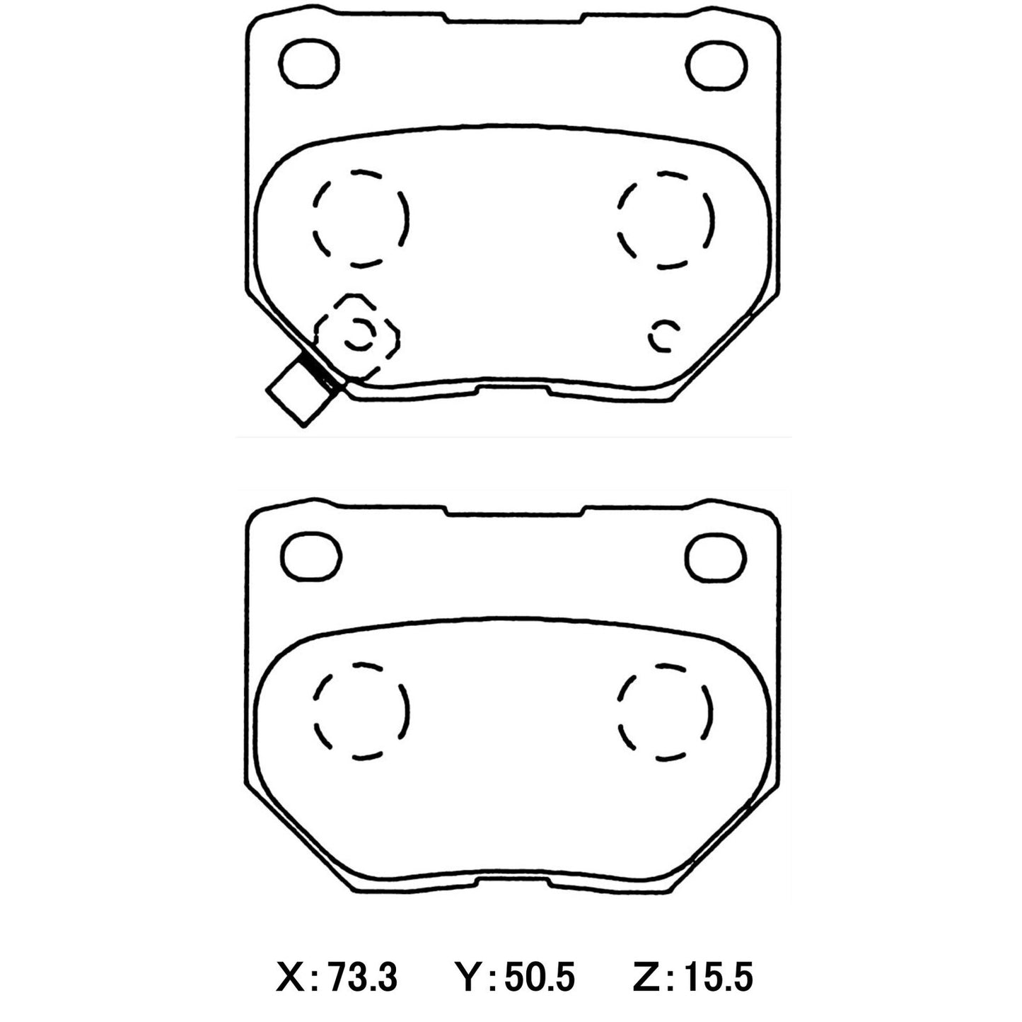 CIRCO Brake Pads Subaru WRX / Nissan 300ZX / Skyline Turbo