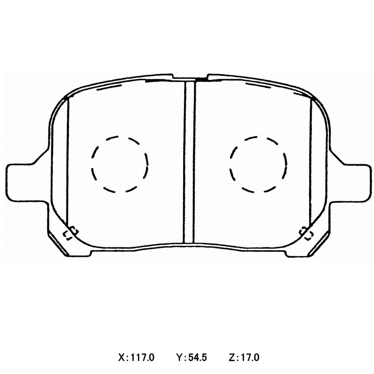 CIRCO Brake Pads Toyota Camry / Corolla