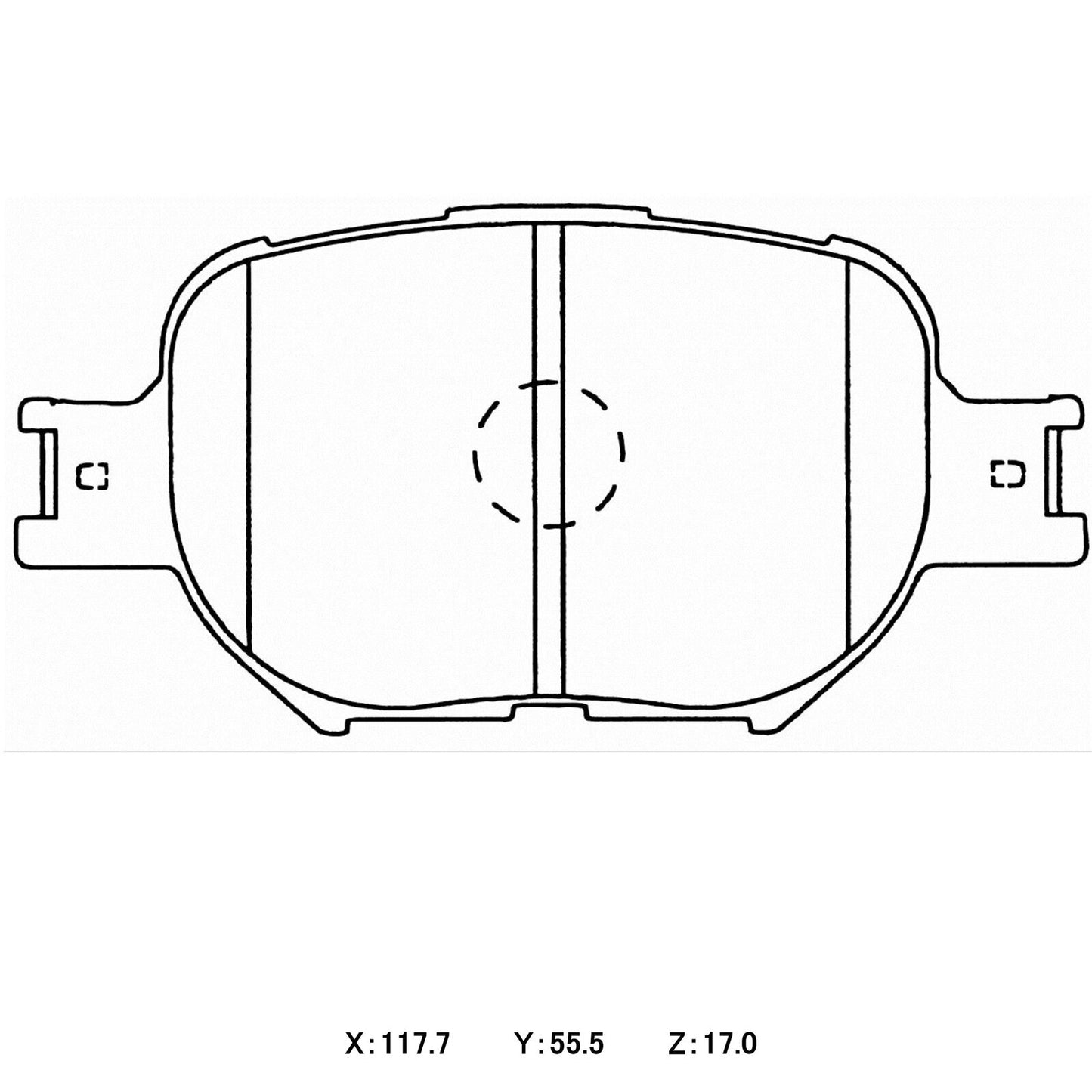 CIRCO Brake Pads Toyota Corolla ZZE123