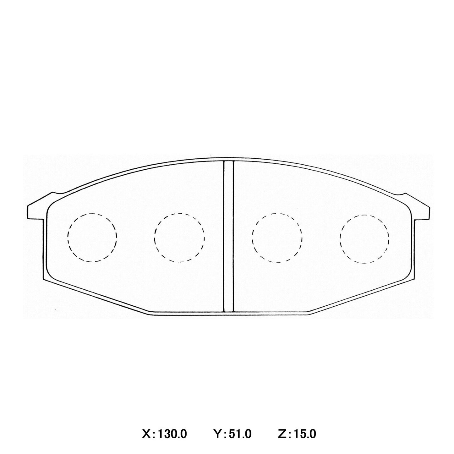 WinmaX Brake Pads Nissan 280ZX