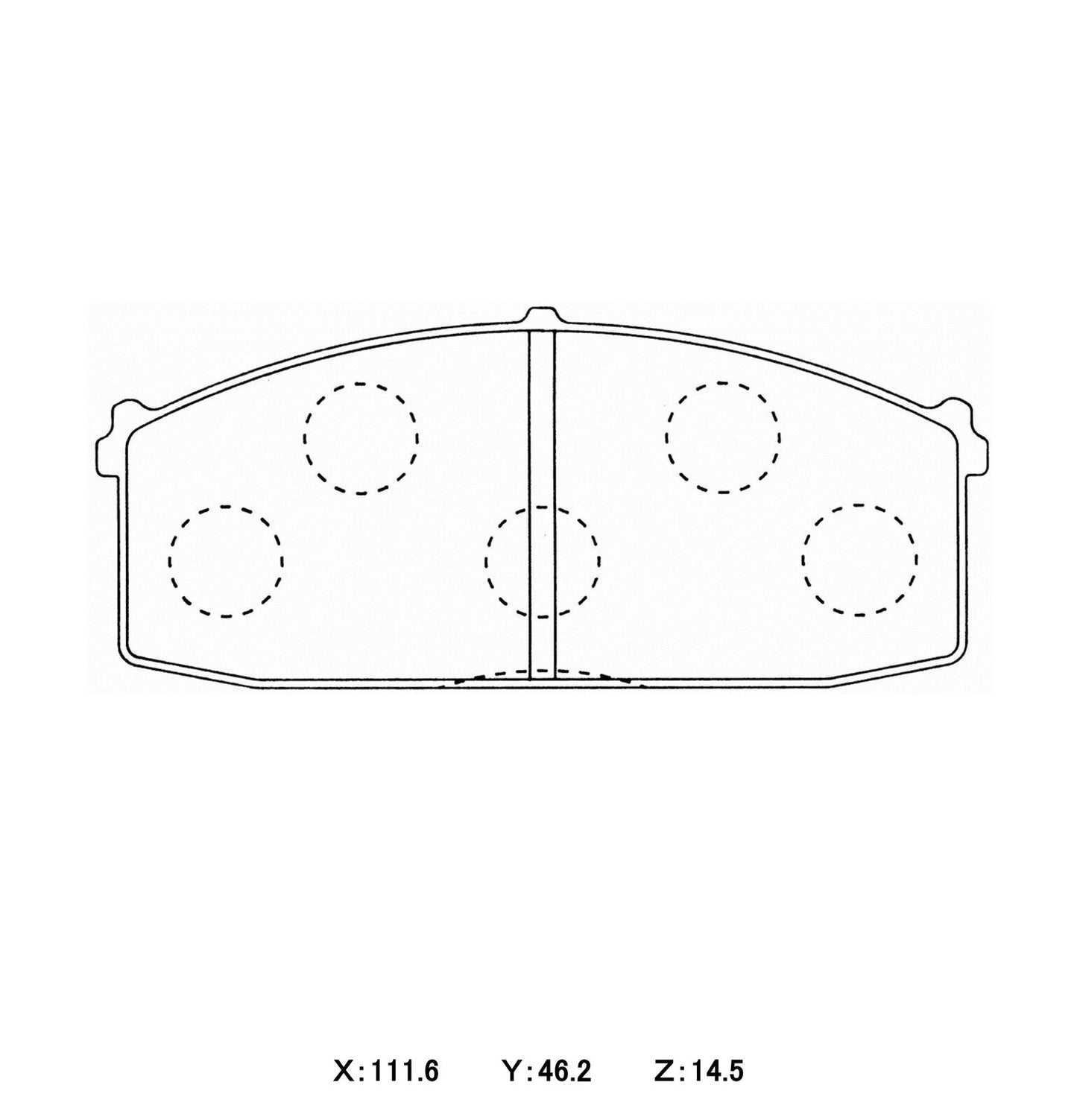 WinmaX Brake Pads NISSAN Bluebird
