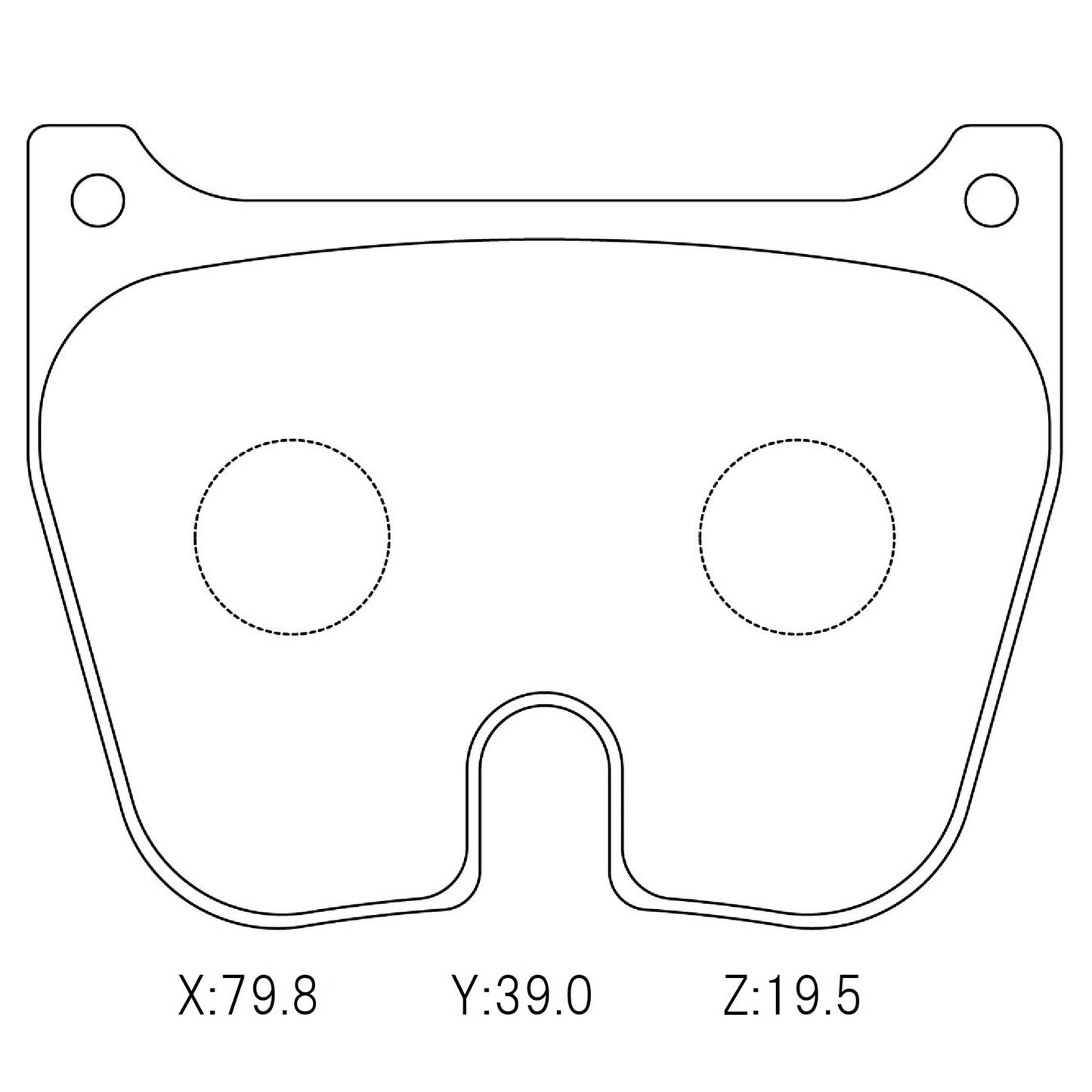 WinmaX W1 Performance Street Brake Pads Brembo Caliper 8-pads