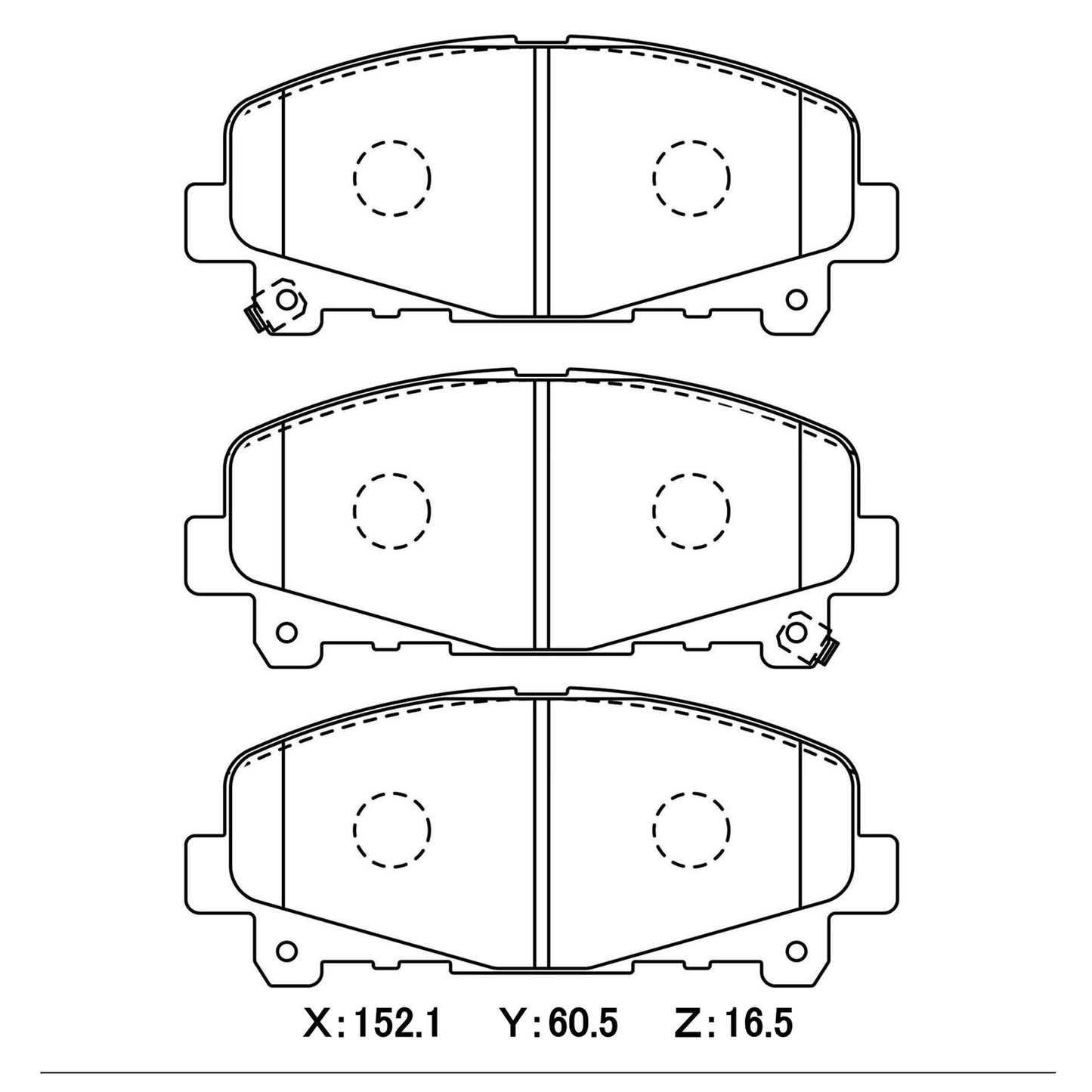 CIRCO / WinmaX Brake Pads Honda Accord Euro