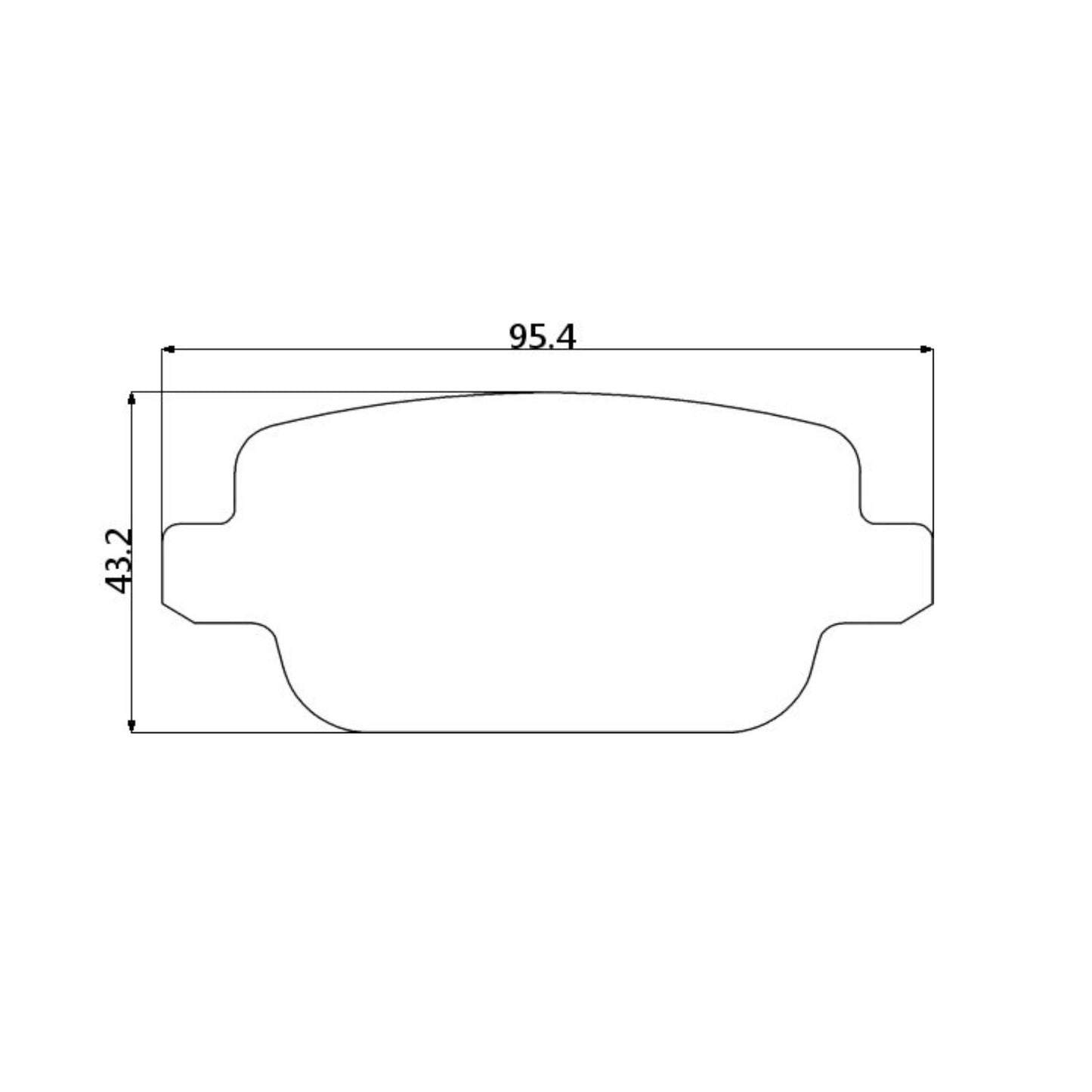 WinmaX  Brake Pads Volvo XC60/XC90/ Ford Kuga/Focus