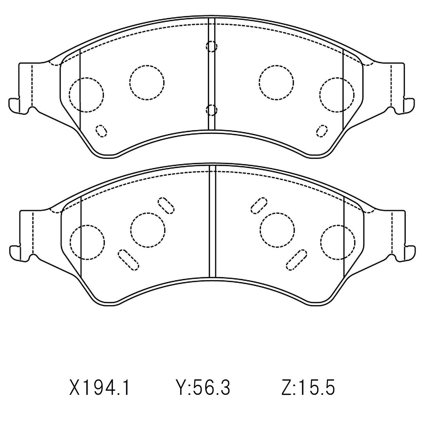 WinmaX  Brake Pads Ford Ranger (PX) / Mazda BT