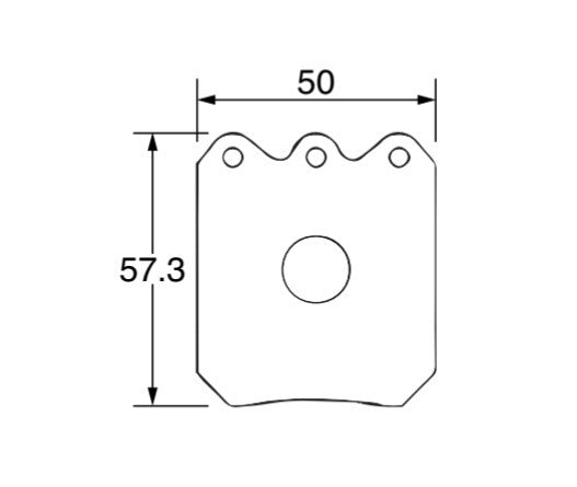 WinmaX Brake Pads Wilwood 6812 Dynalite / Dynapro Single