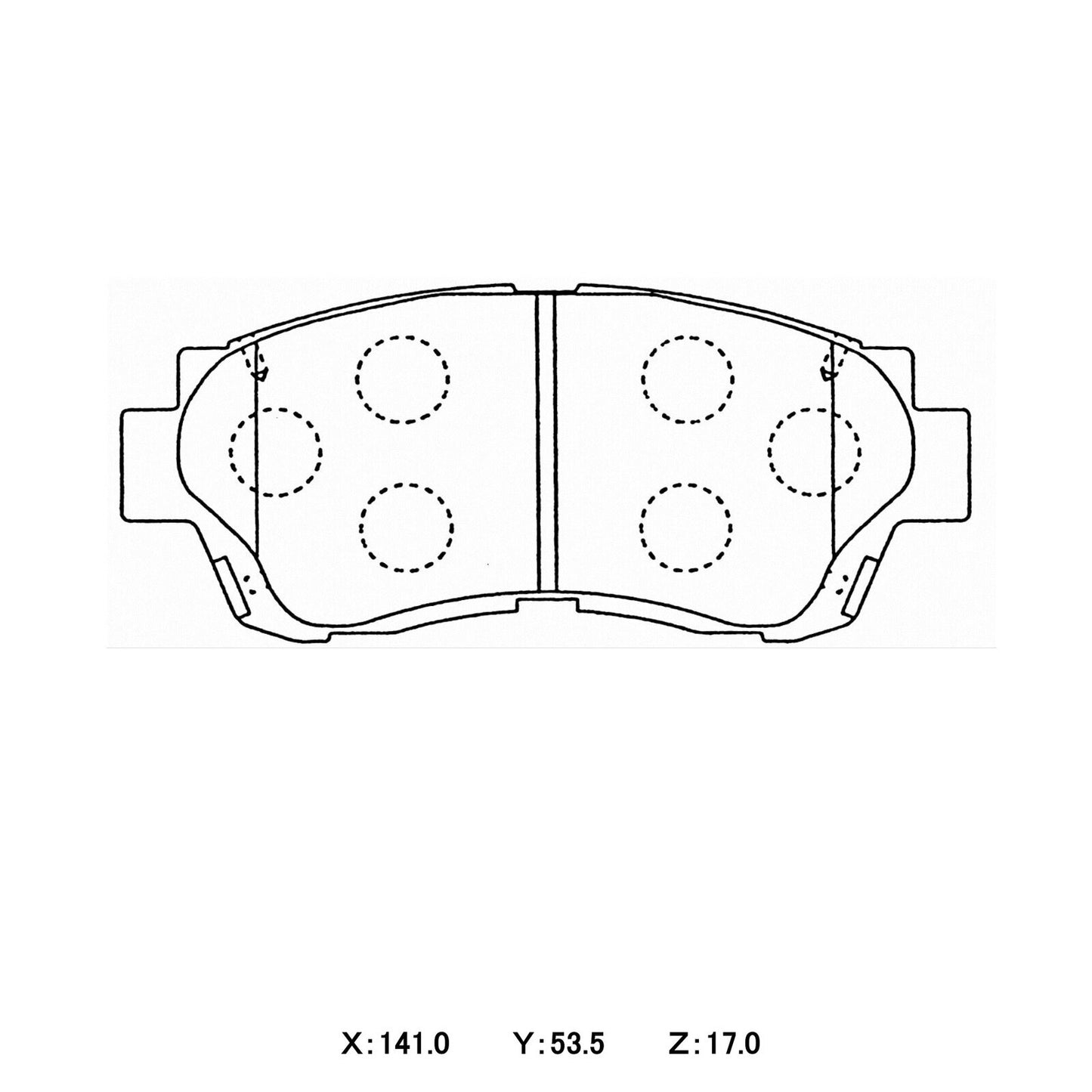WinmaX Brake Pads Toyota Chaser JZX90 / JZX100