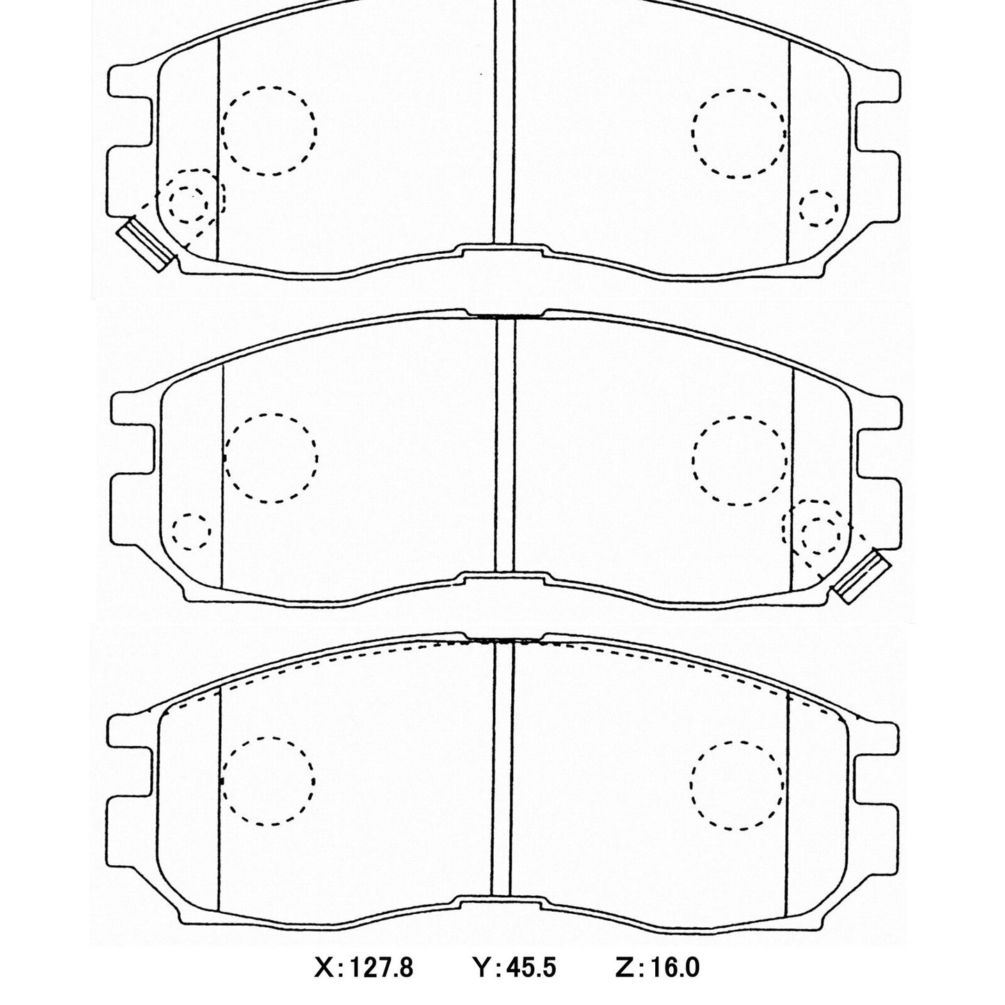 WinmaX Brake Pads Mitsubishi Mirage / Proton Satria