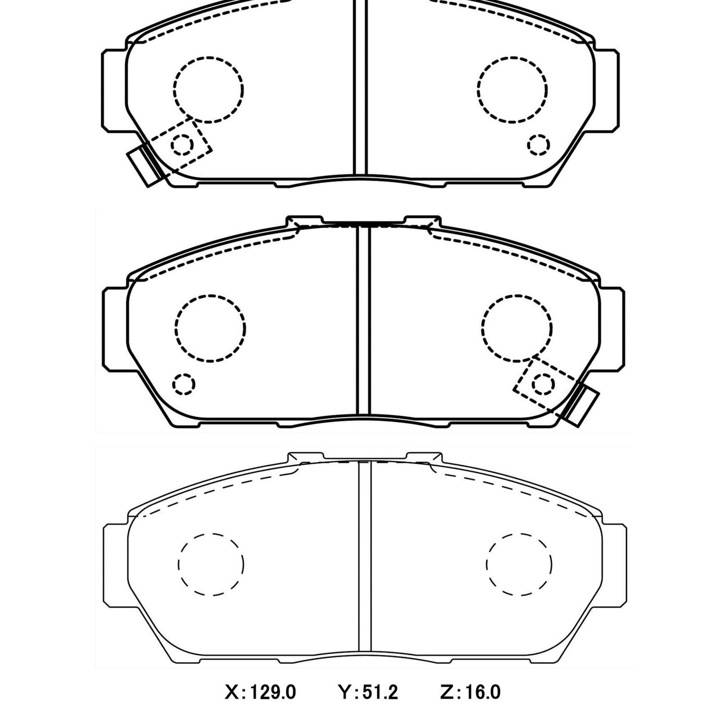 WinmaX Brake Pads Honda Integra DC2 / Civic