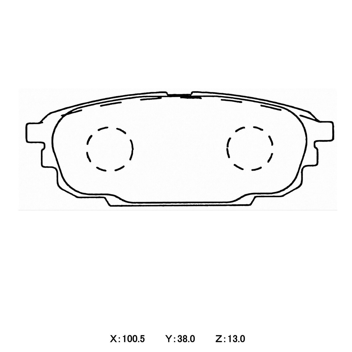 WinmaX Brake Pads Mazda 323 Familiar BJ