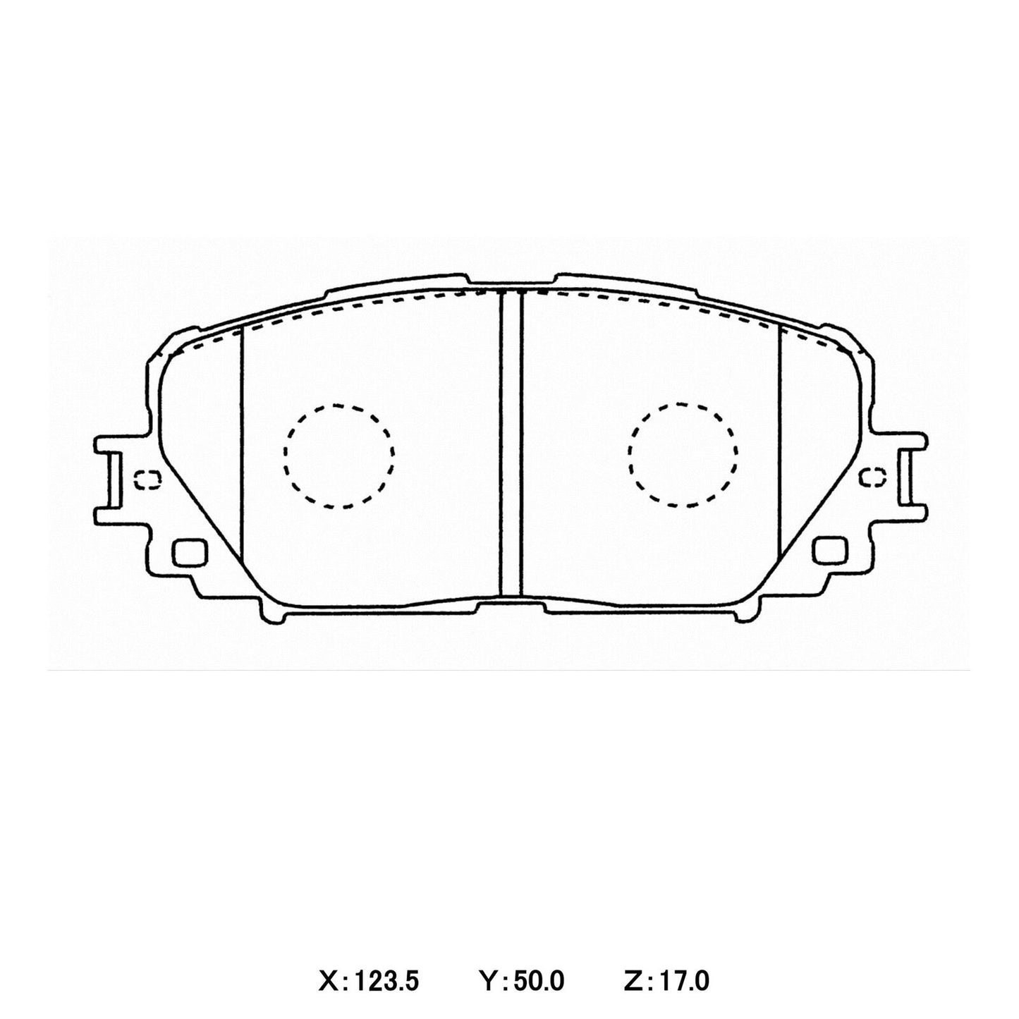 WinmaX Brake Pads Toyota Yaris 1.5 [P9] 1.5L 80kW FWD Hatchback (2005 - 2011)
