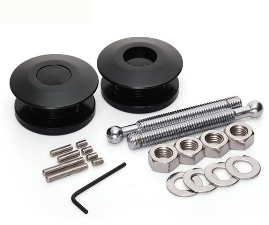 Epman billet bonnet pin quick-release kit with mounting hardware and accessories