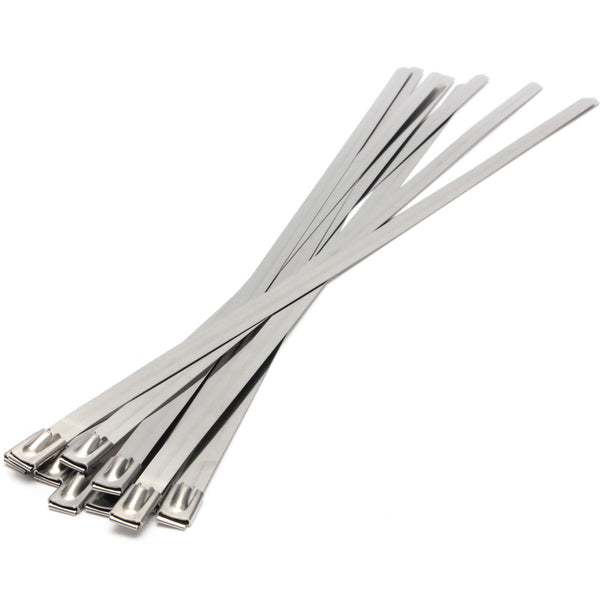 Stainless Steel Cable Ties Perfect for Exhaust Wrap LUXE Performance