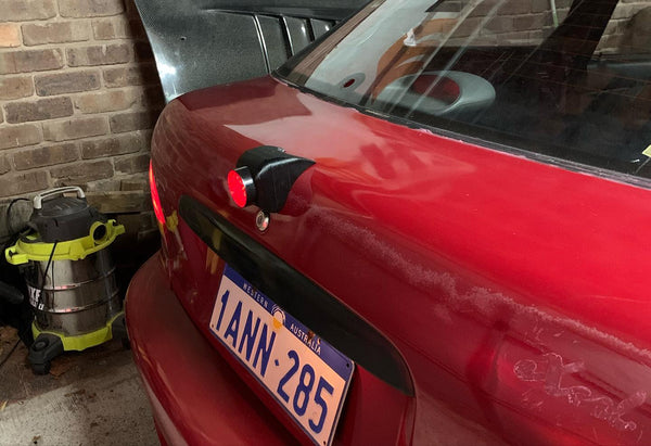 Excel Round FIA Rain Light with holder to suit Hyundai Excel
