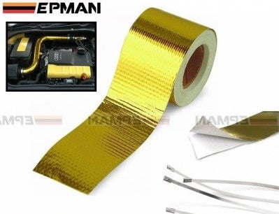 Self Adhesive Reflective Gold Heat Wrap tape