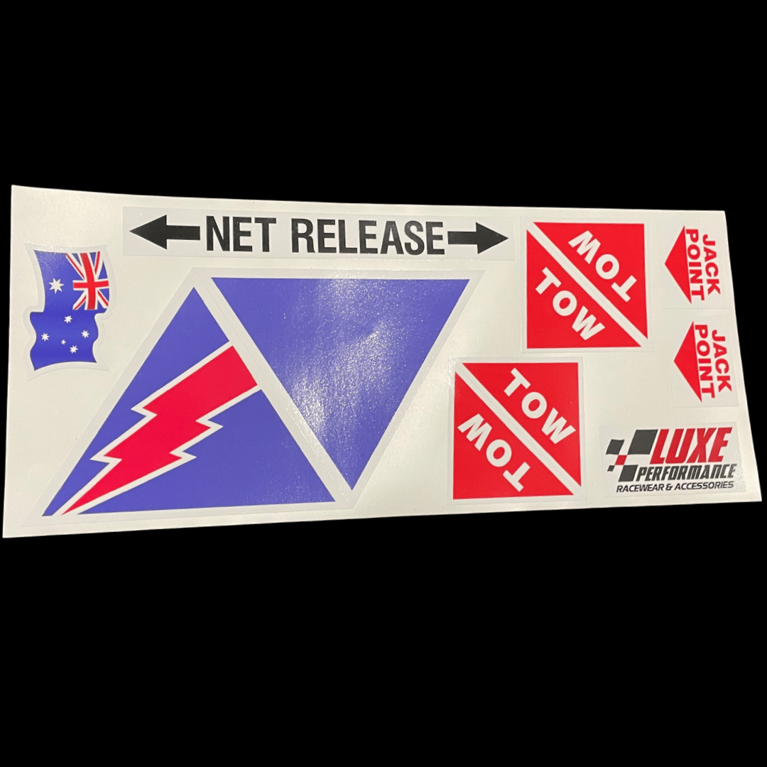 Asa Racing Stickers Race Sticker pack- MA - AASA – LUXE Performance