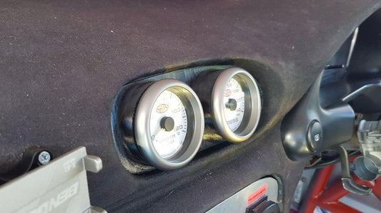 Hyundai Excel X3 Gauge Pods - single piece to suit 2x 52mm gauges