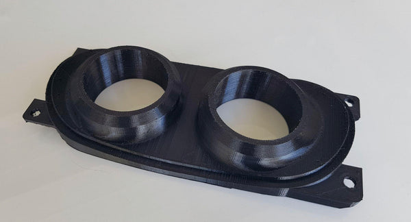 Hyundai Excel X3 Gauge Pods - single piece to suit 2x 52mm gauges